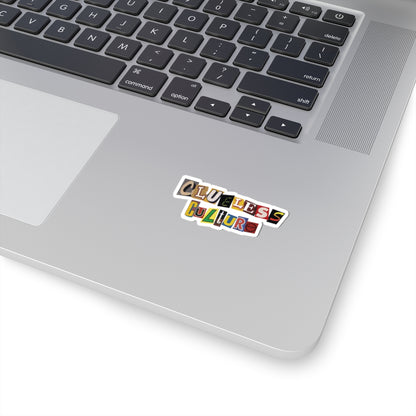 Clueless Culture Cut-Out sticker